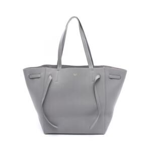 Celine Cabas Phantom Tote Bag Leather Gray